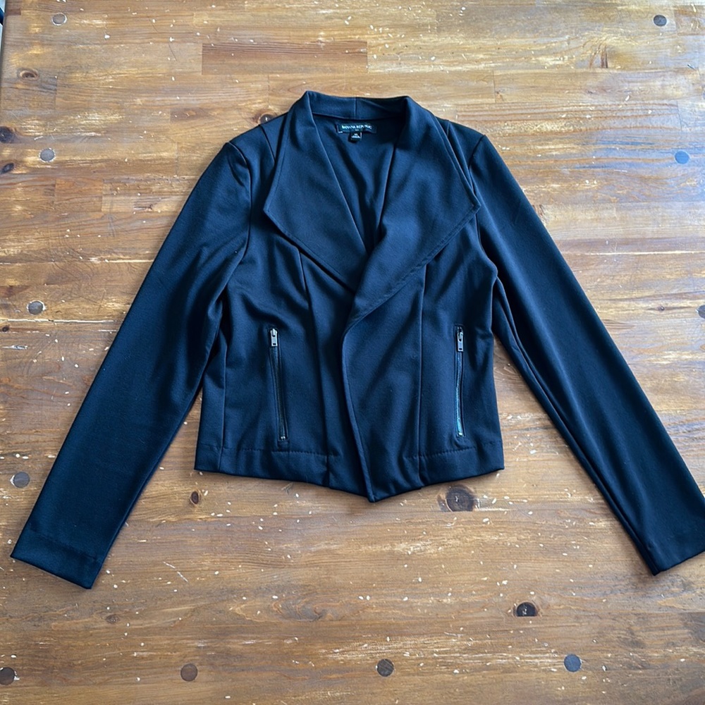 Banana Republic black moto style jacket